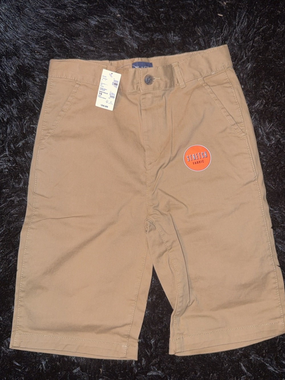 The Children's Place Khaki Stretch Chino Shorts
